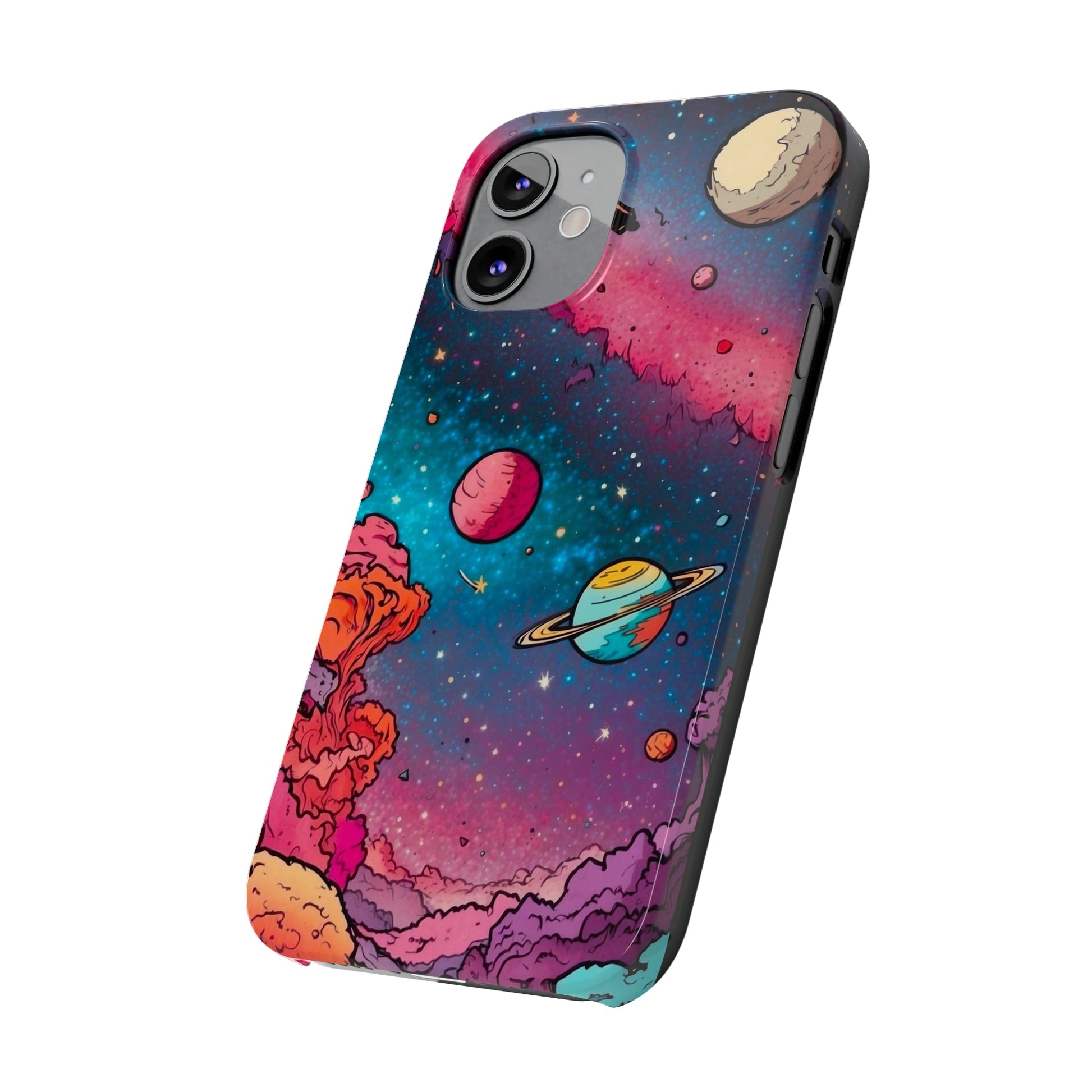 Cartoon Cosmos Slim Phone Cases - Colorwink