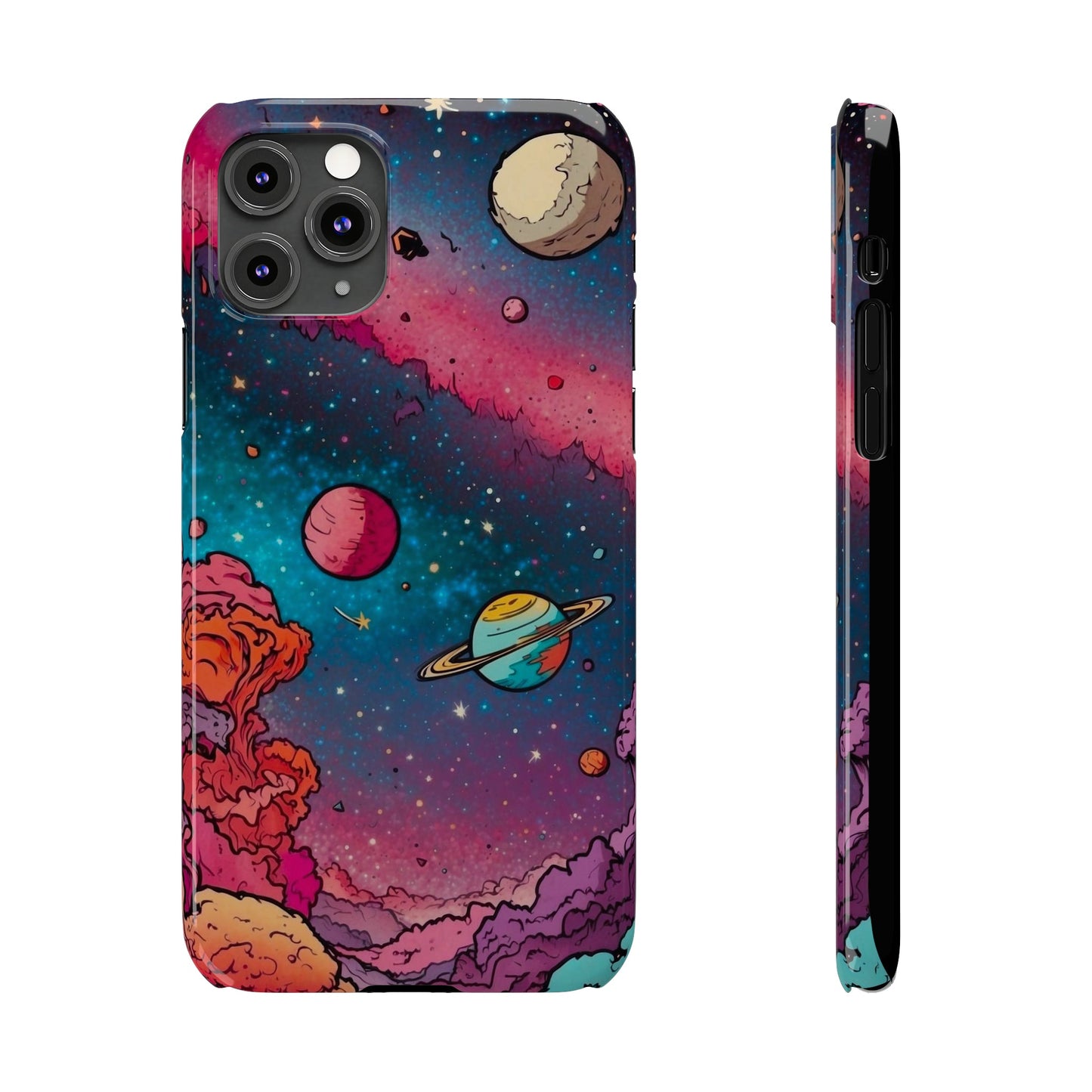 Cartoon Cosmos Slim Phone Cases - Colorwink