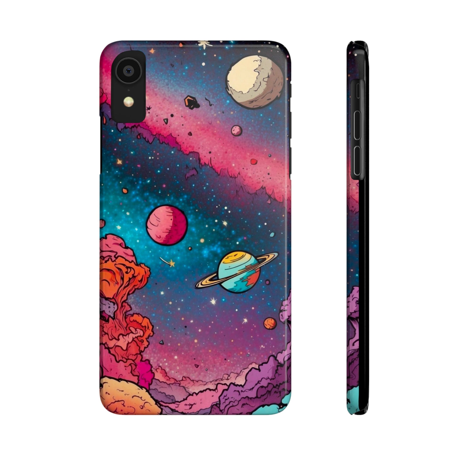 Cartoon Cosmos Slim Phone Cases - Colorwink