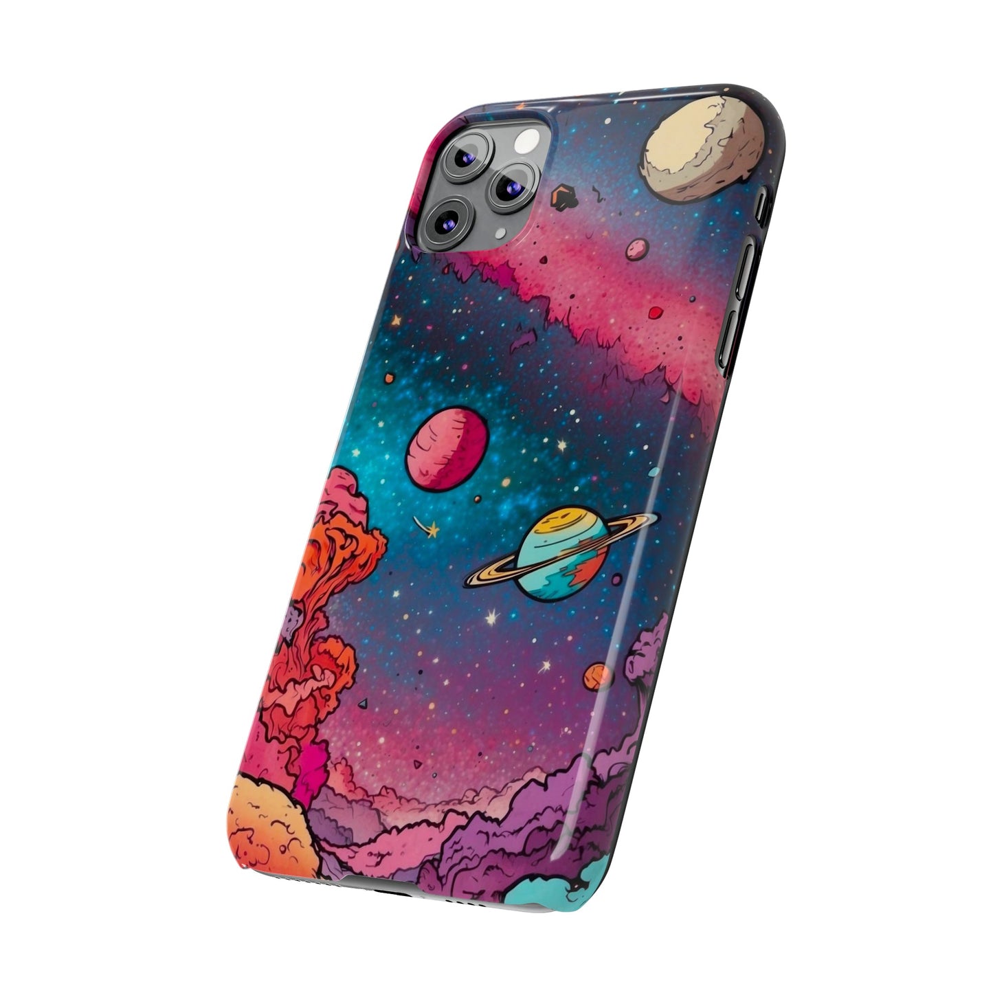 Cartoon Cosmos Slim Phone Cases - Colorwink