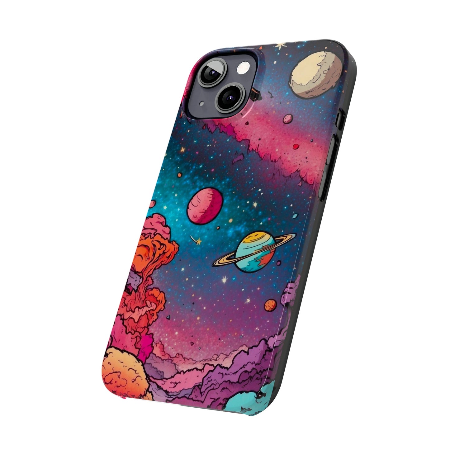 Cartoon Cosmos Slim Phone Cases - Colorwink