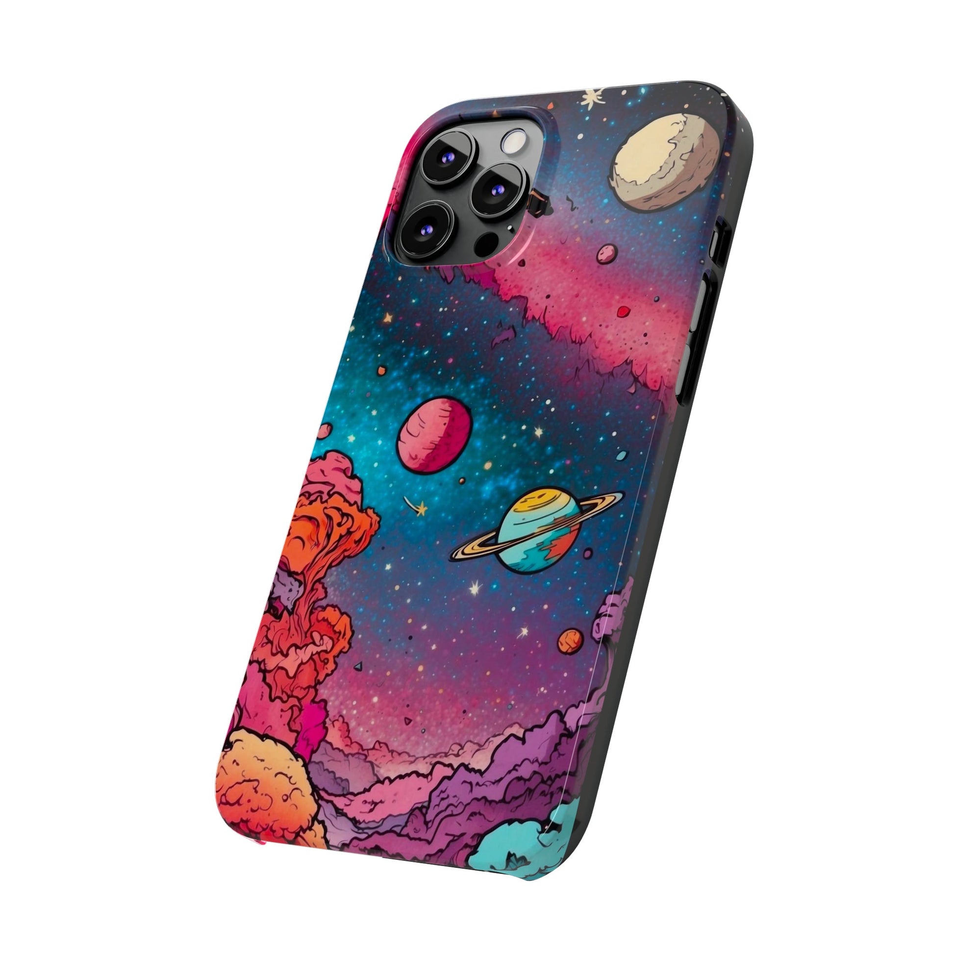 Cartoon Cosmos Slim Phone Cases - Colorwink