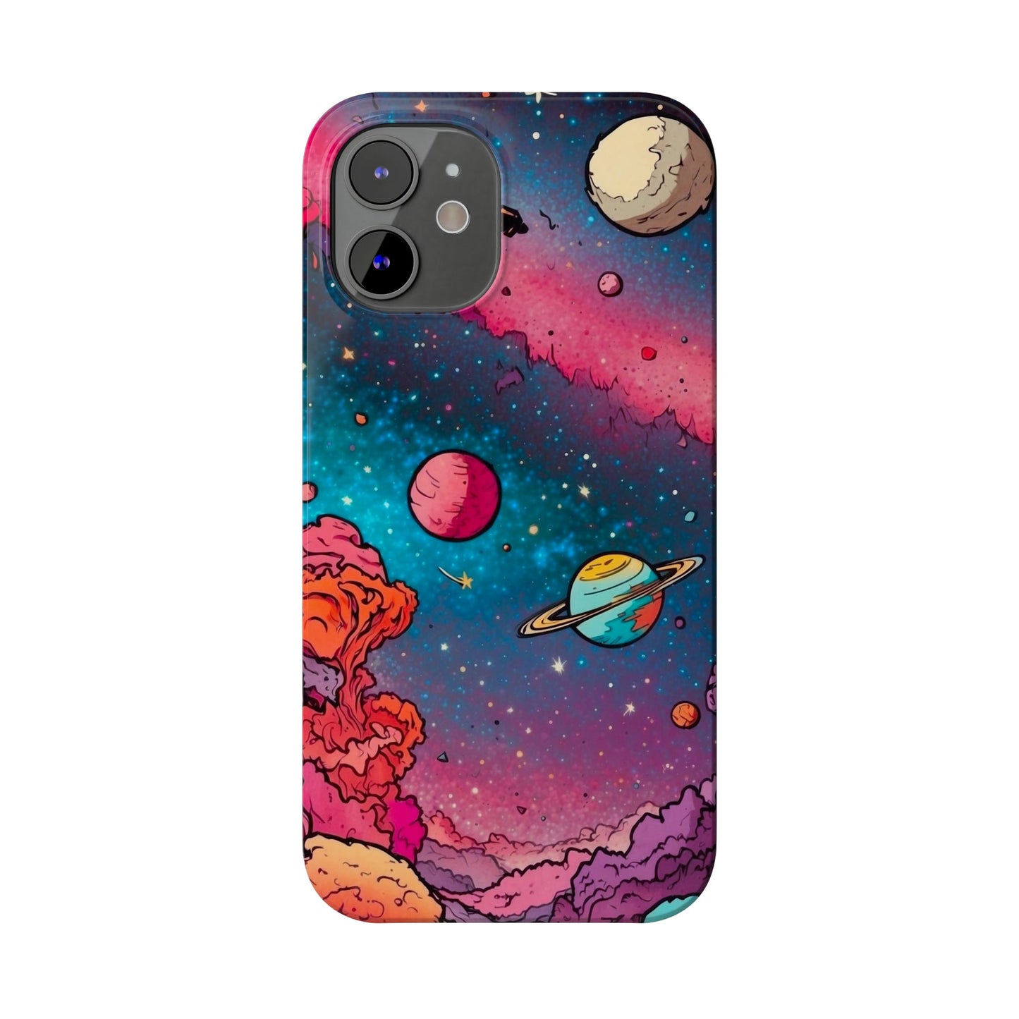 Cartoon Cosmos Slim Phone Cases - Colorwink