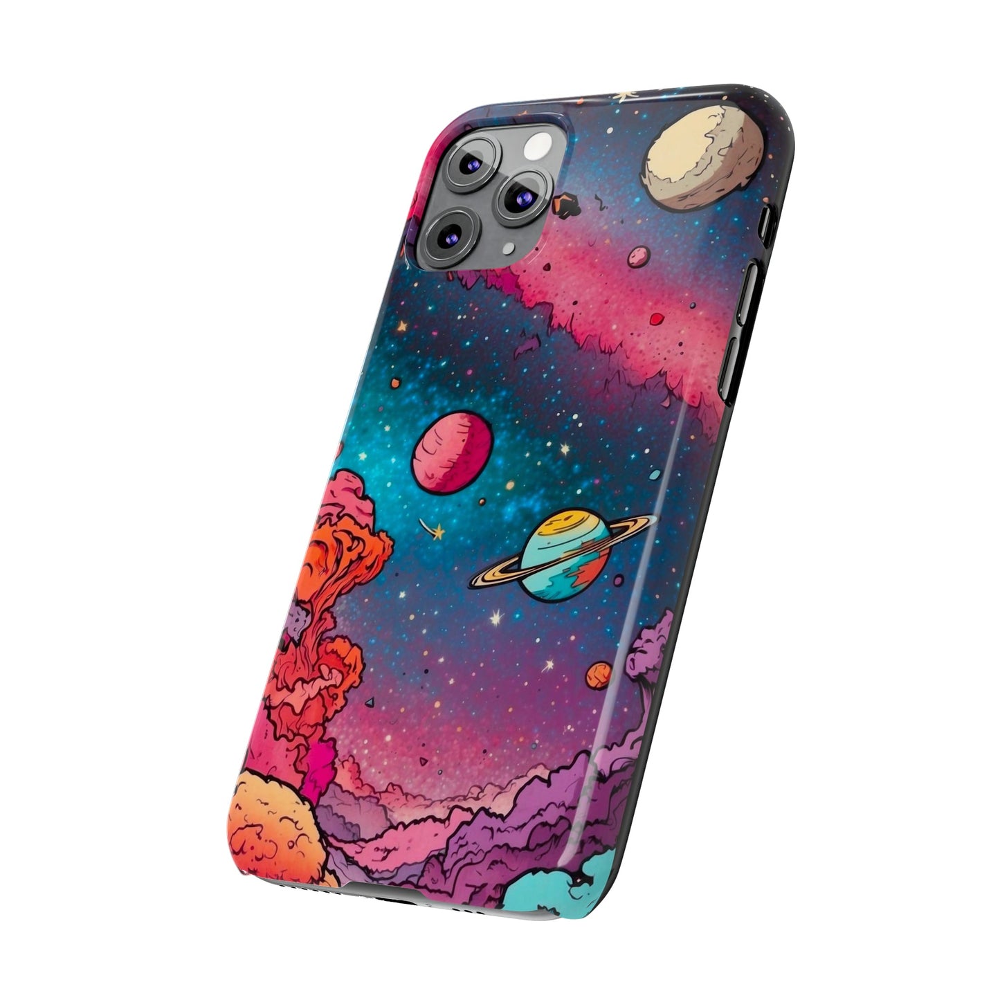 Cartoon Cosmos Slim Phone Cases - Colorwink