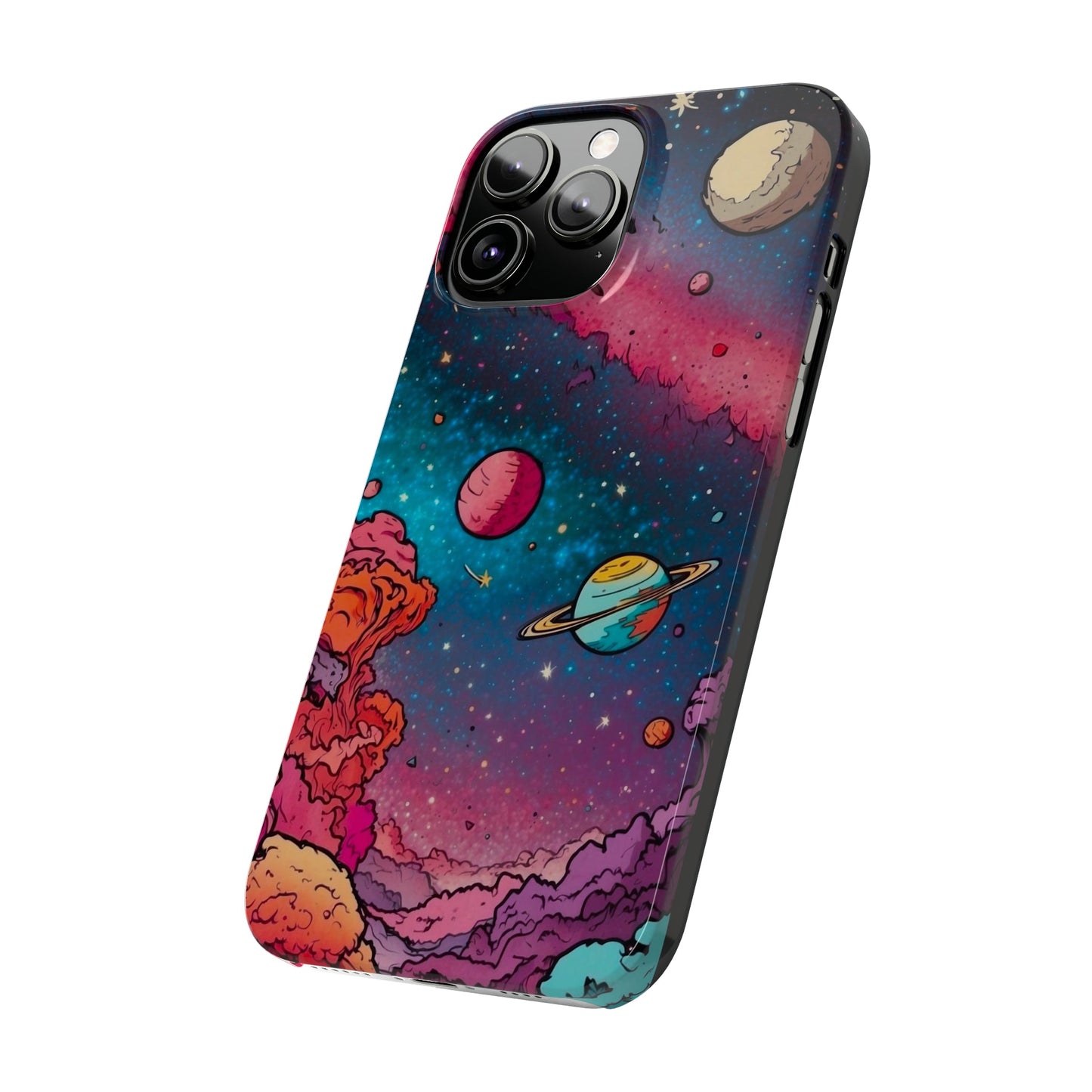 Cartoon Cosmos Slim Phone Cases - Colorwink