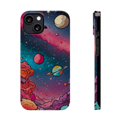 Cartoon Cosmos Slim Phone Cases - Colorwink