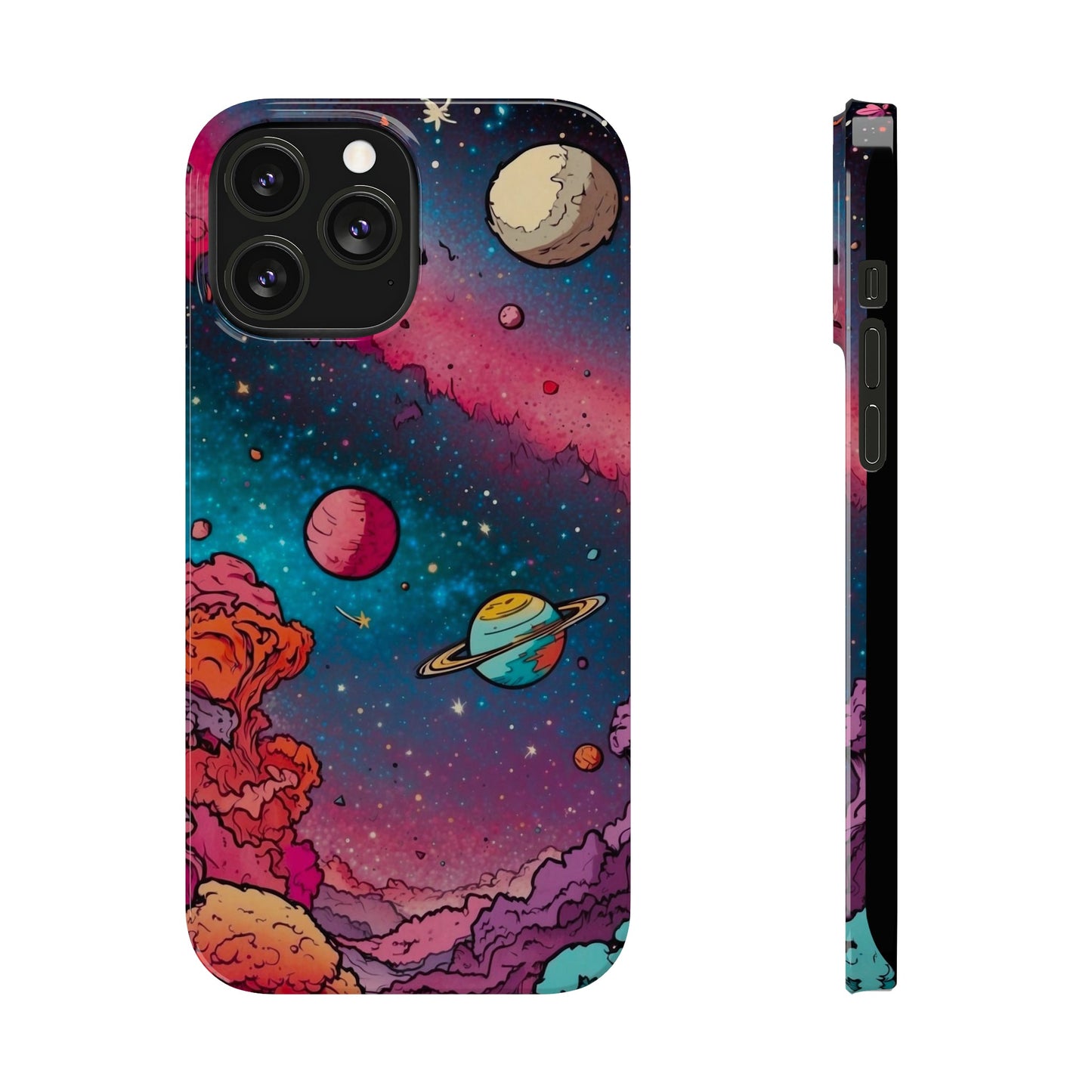 Cartoon Cosmos Slim Phone Cases - Colorwink