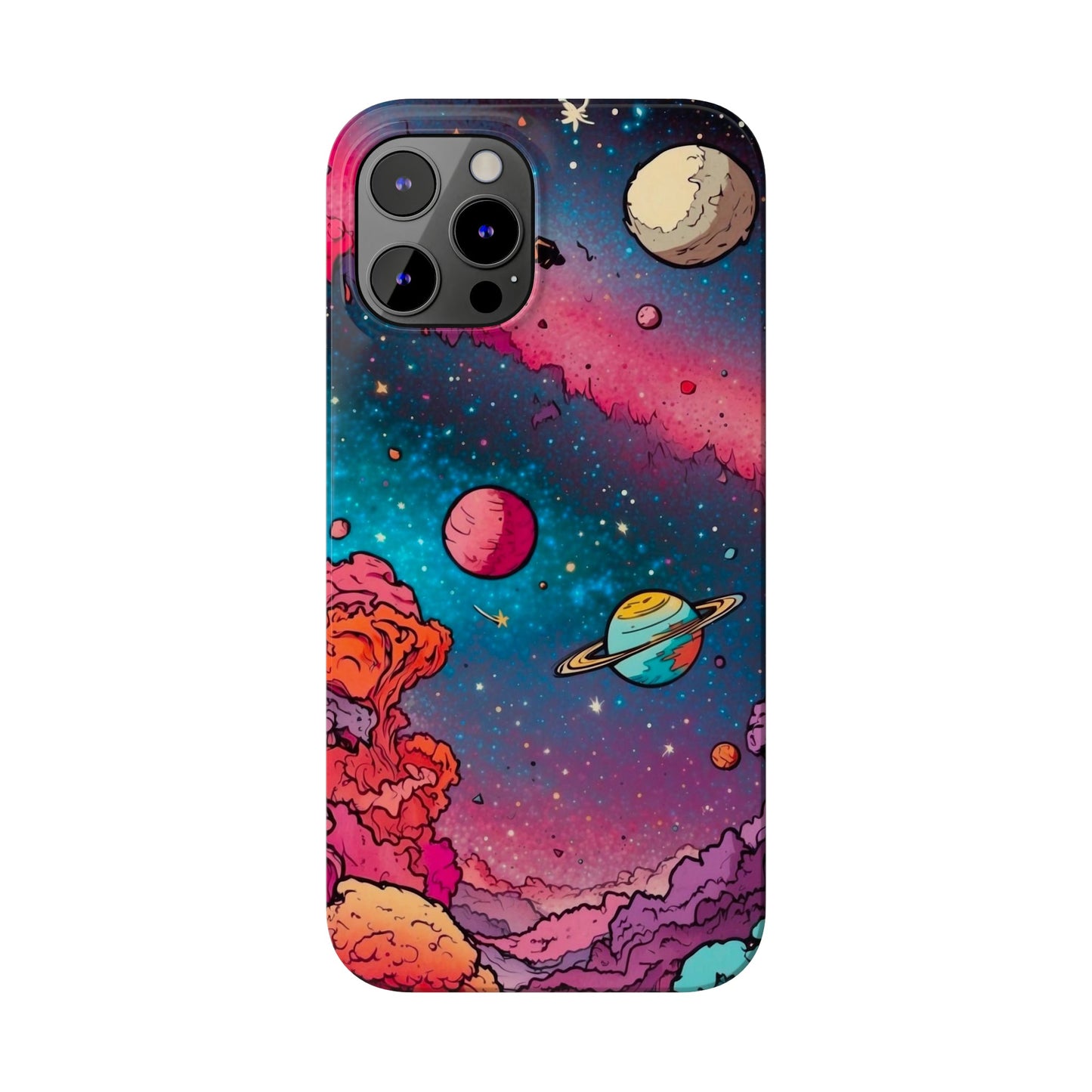 Cartoon Cosmos Slim Phone Cases - Colorwink