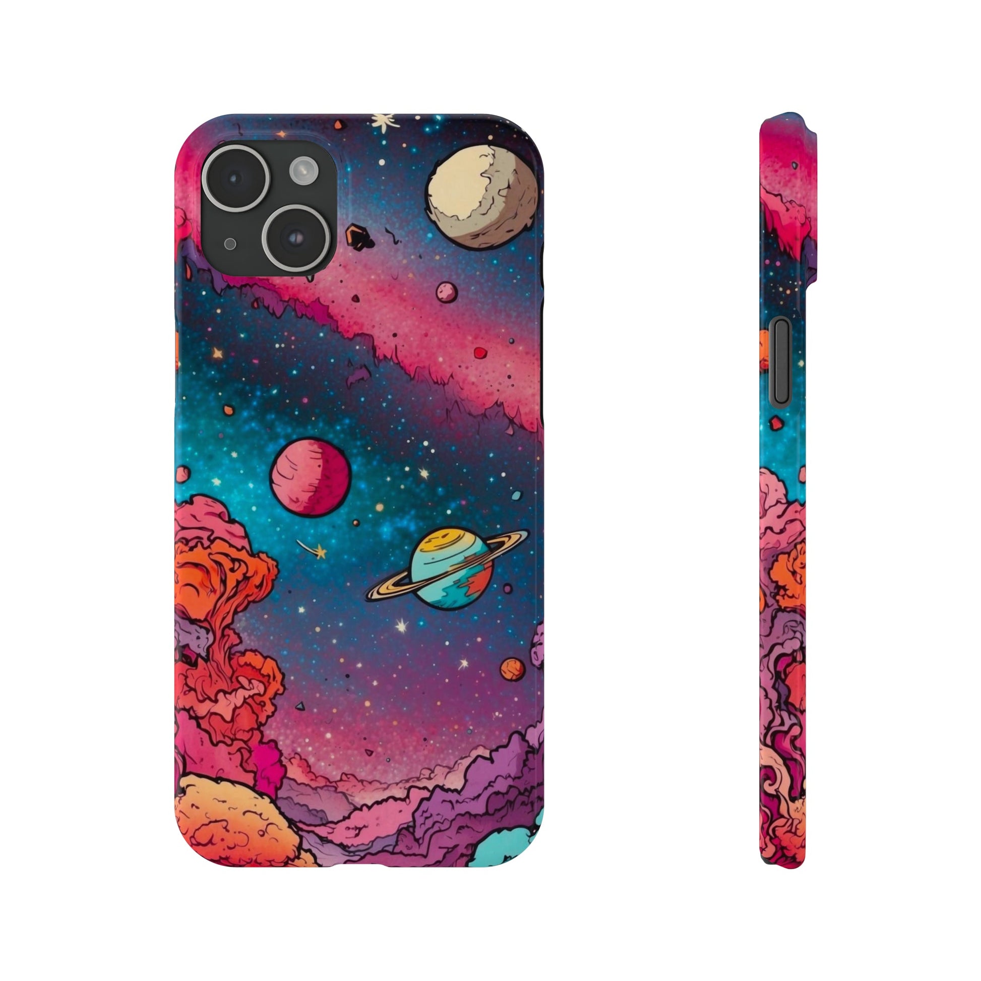 Cartoon Cosmos Slim Phone Cases - Colorwink