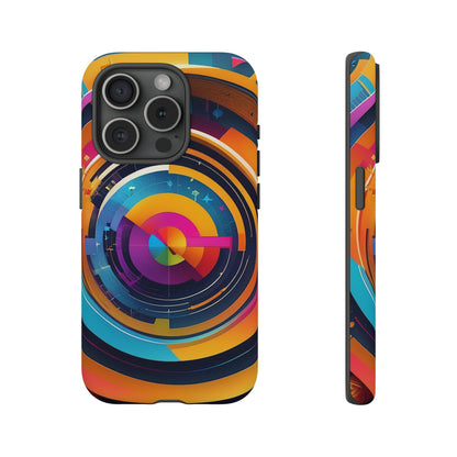 Circular Abstract Tough Case - Colorwink