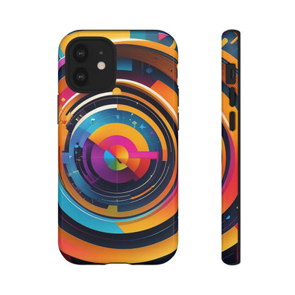 Circular Abstract Tough Case - Colorwink