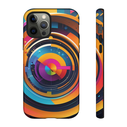 Circular Abstract Tough Case - Colorwink