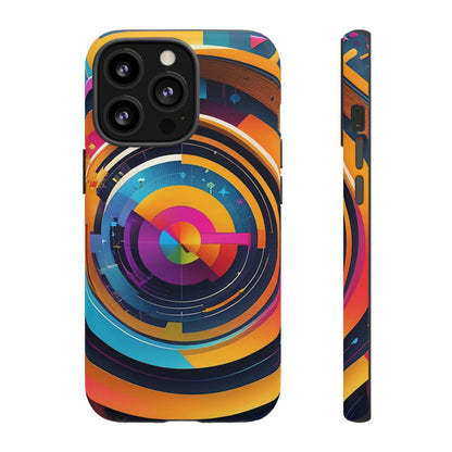 Circular Abstract Tough Case - Colorwink