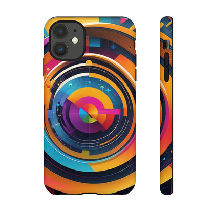 Circular Abstract Tough Case - Colorwink