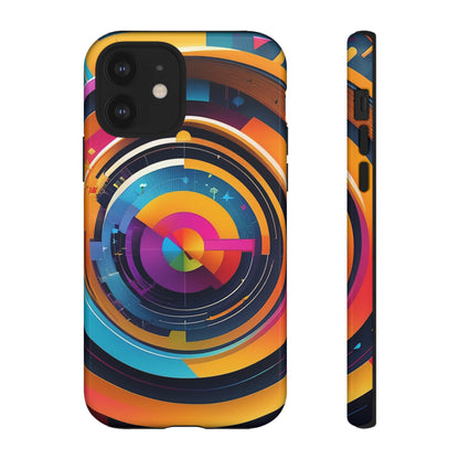 Circular Abstract Tough Case - Colorwink