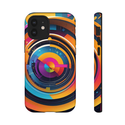 Circular Abstract Tough Case - Colorwink