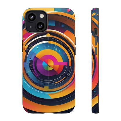 Circular Abstract Tough Case - Colorwink