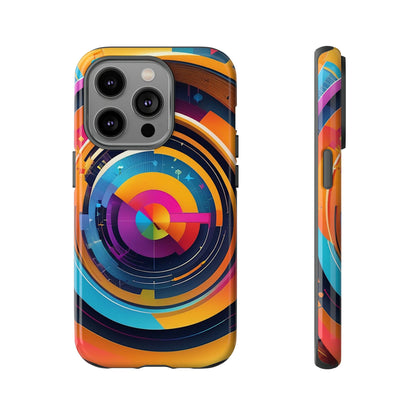 Circular Abstract Tough Case - Colorwink