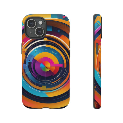 Circular Abstract Tough Case - Colorwink