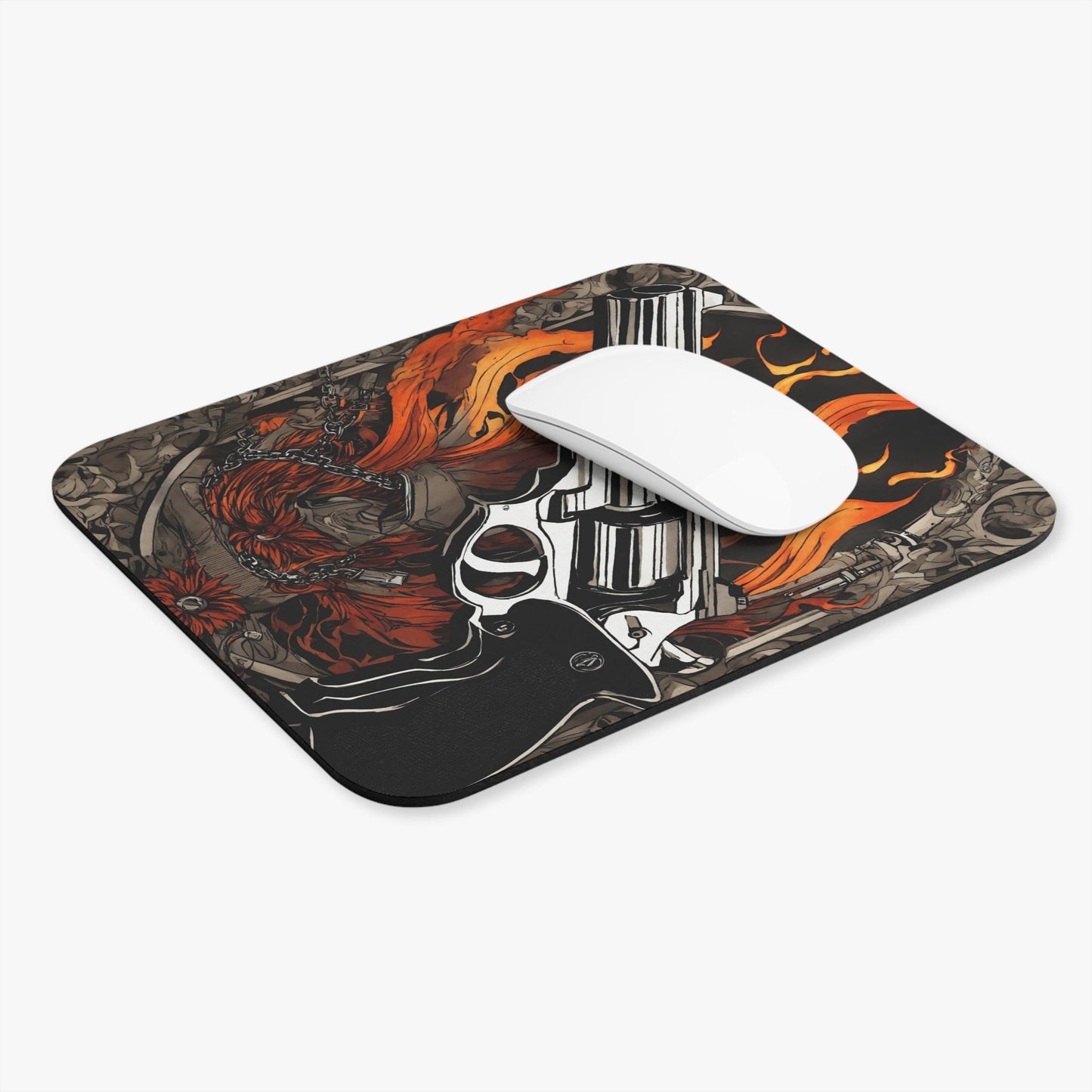 Classic Handgun Design Mouse Pad - Colorwink