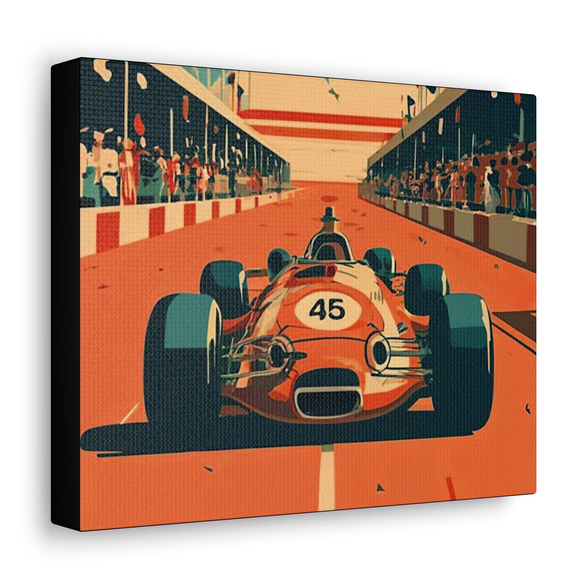 Classic Race Car Art Canvas - Colorwink