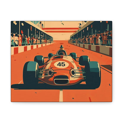 Classic Race Car Art Canvas - Colorwink