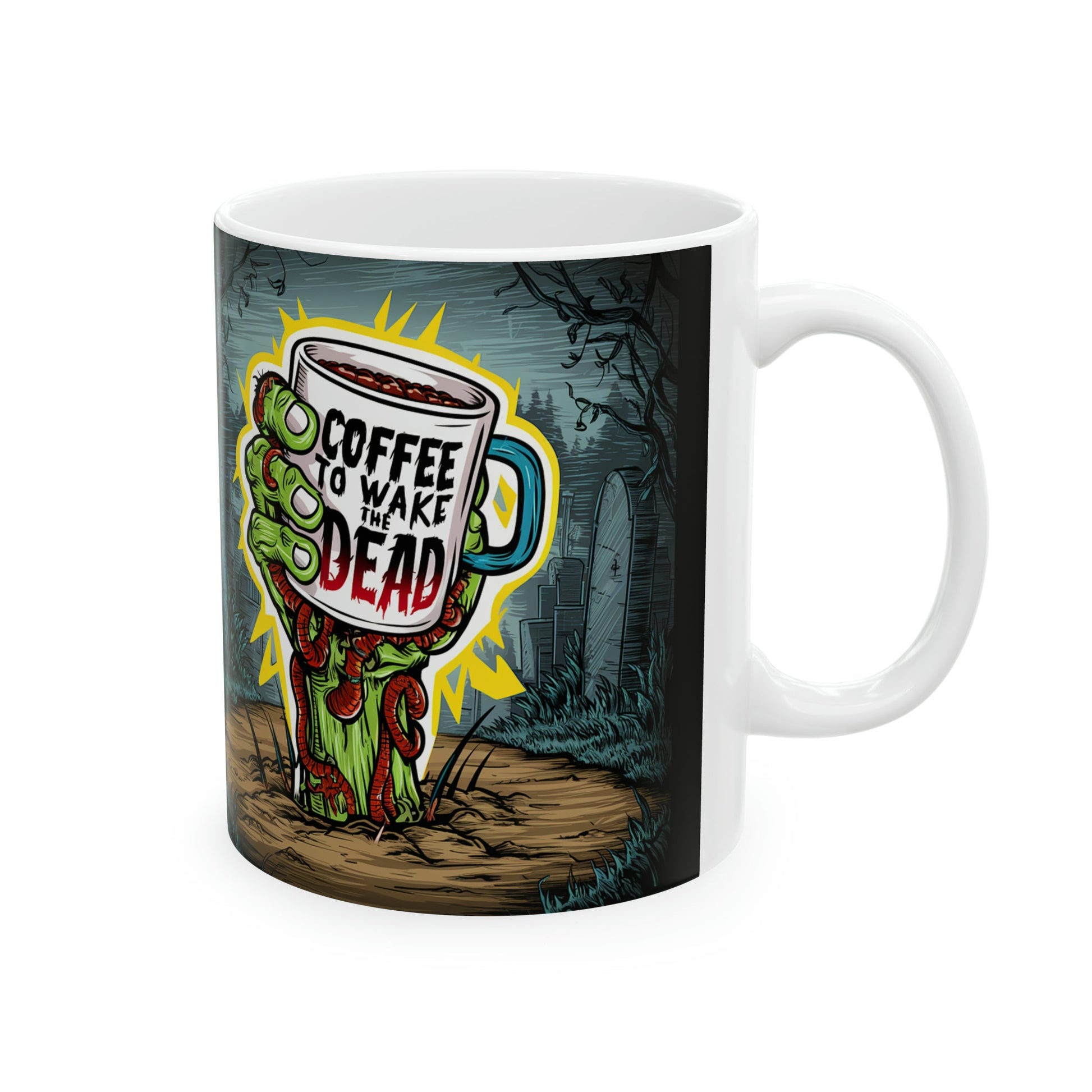 Coffe To Wake The Dead Mug - Colorwink