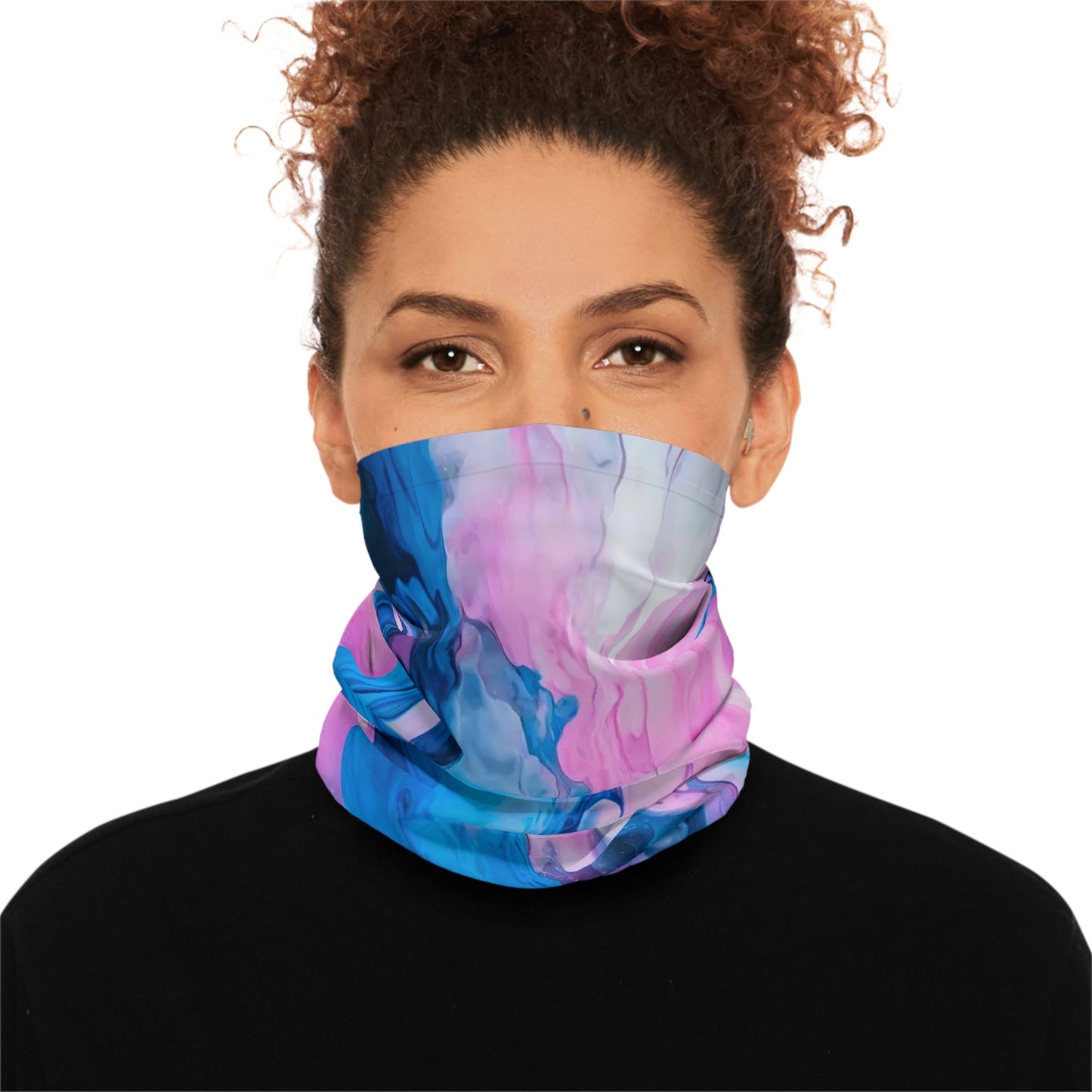 Color Burst Abstract Neck Gaiter - Colorwink