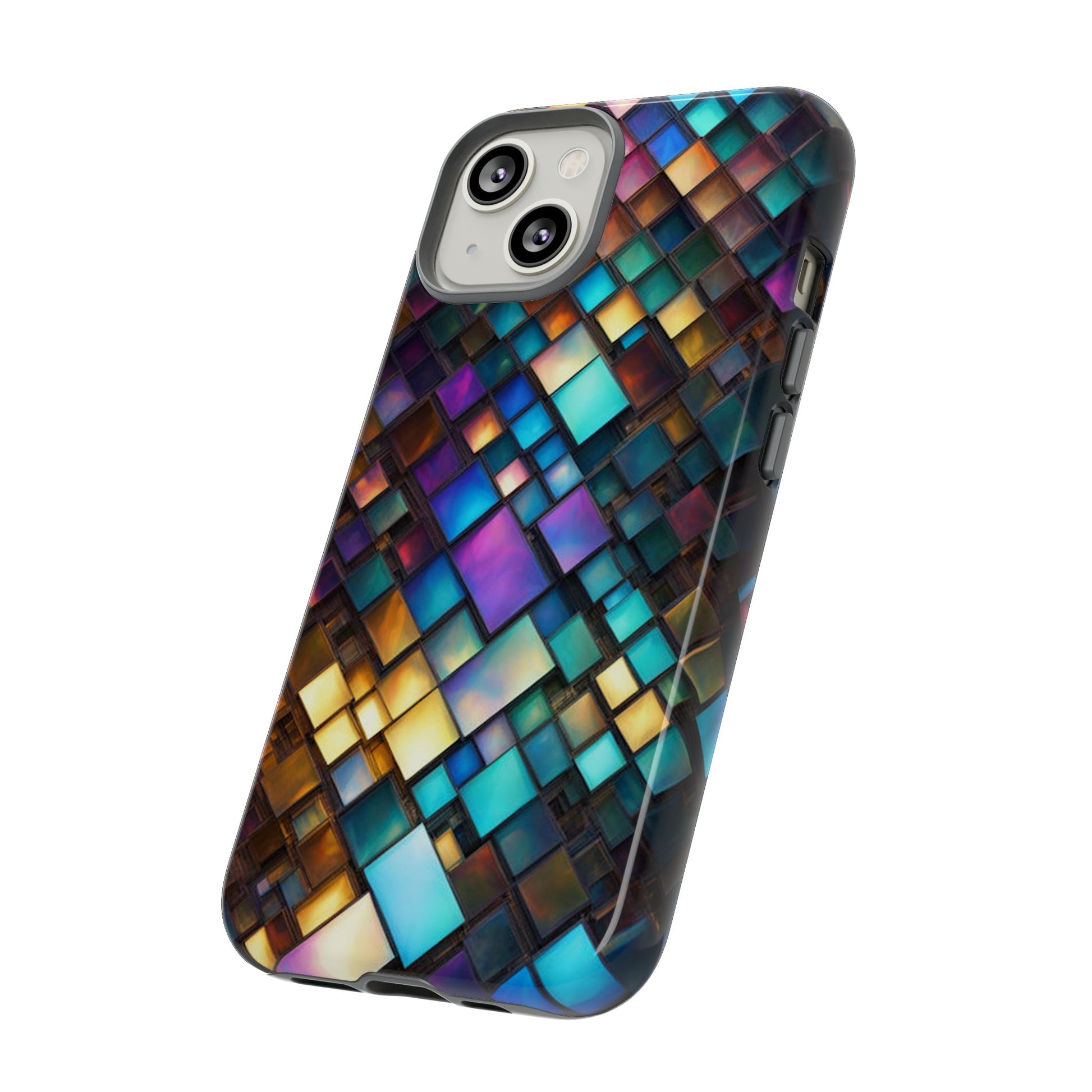 Colored Glass Tiles Tough Case - Colorwink