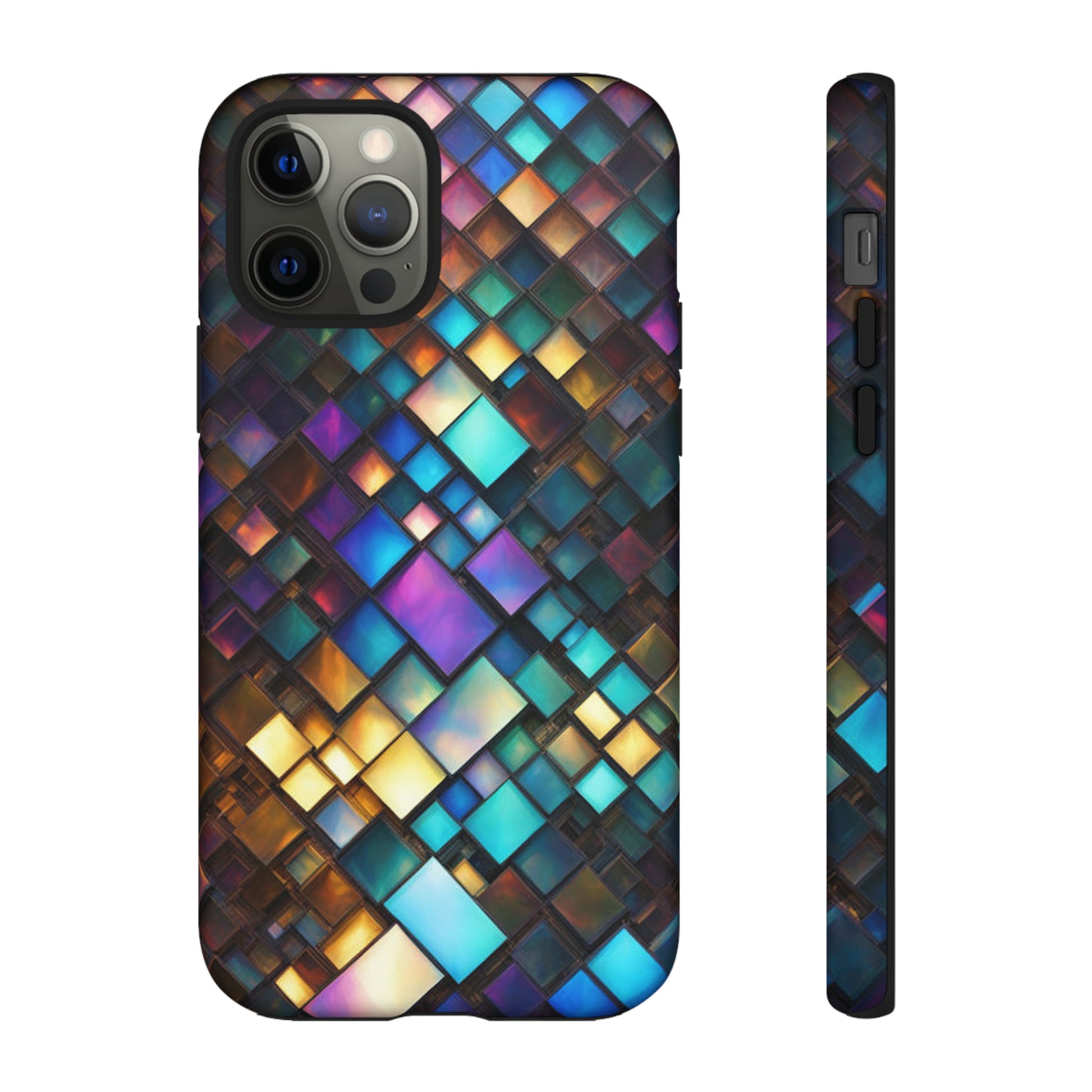 Colored Glass Tiles Tough Case - Colorwink