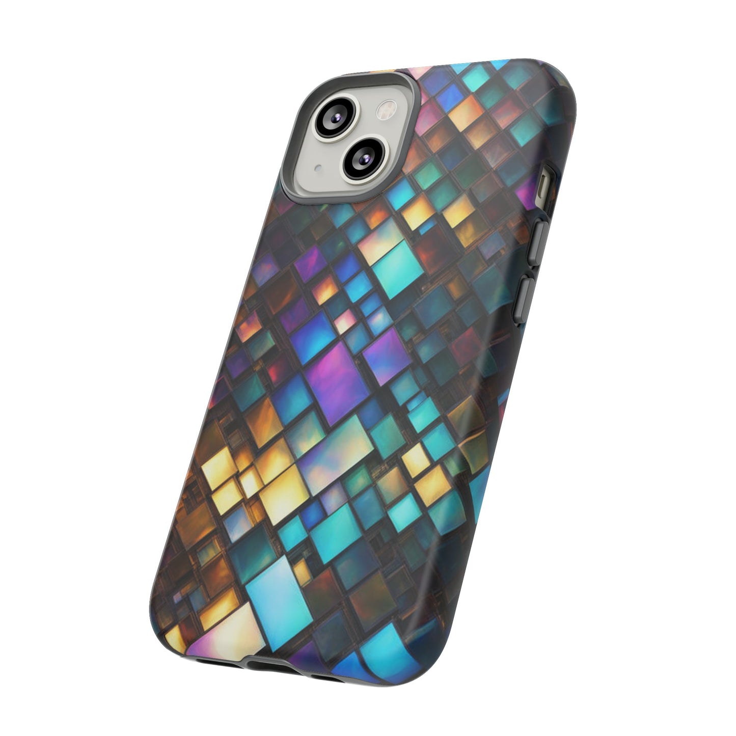 Colored Glass Tiles Tough Case - Colorwink