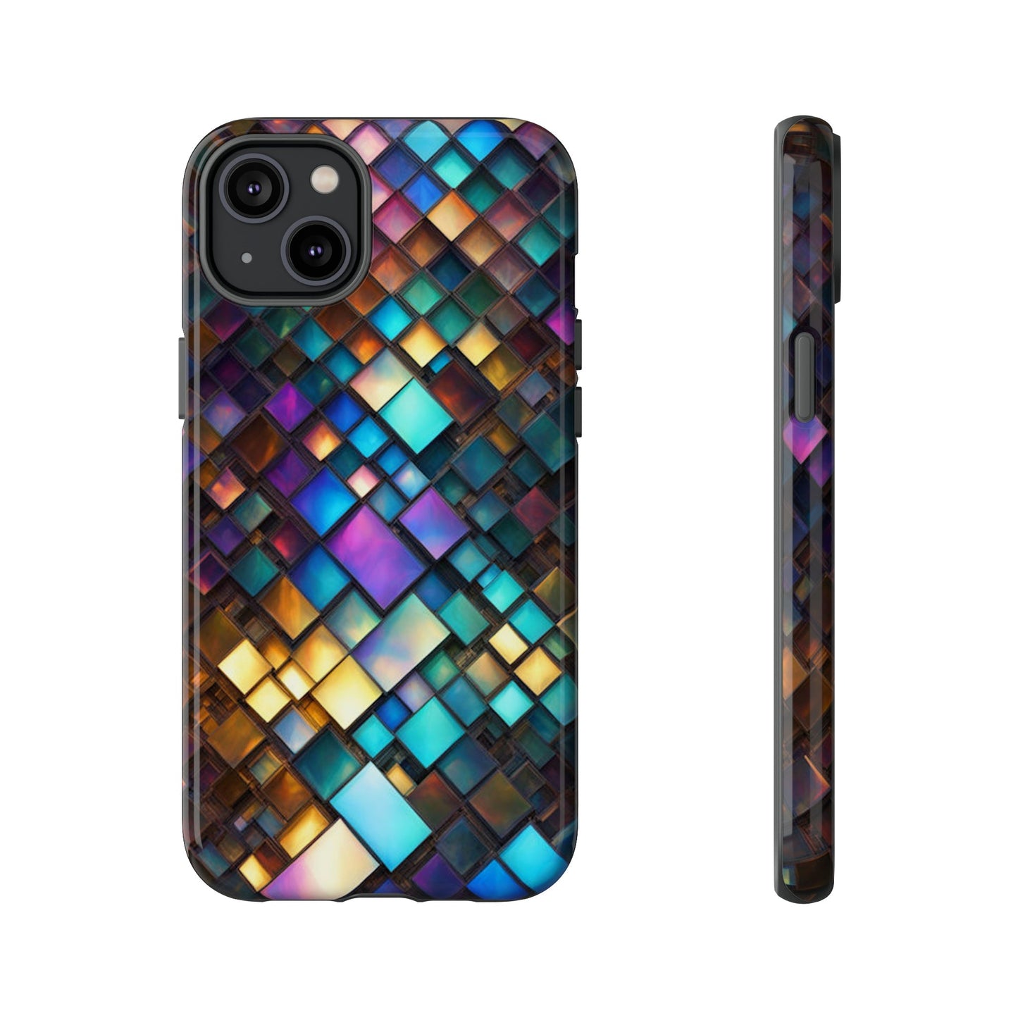 Colored Glass Tiles Tough Case - Colorwink