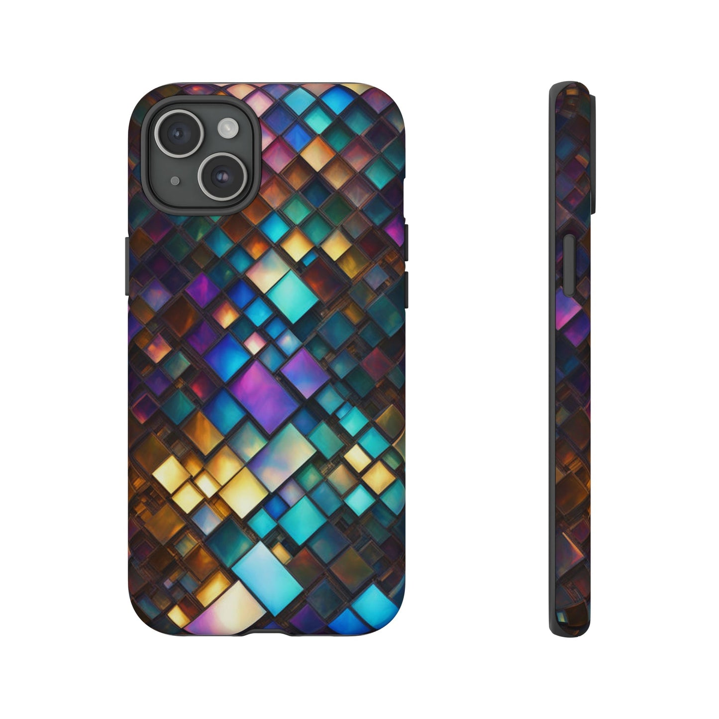 Colored Glass Tiles Tough Case - Colorwink