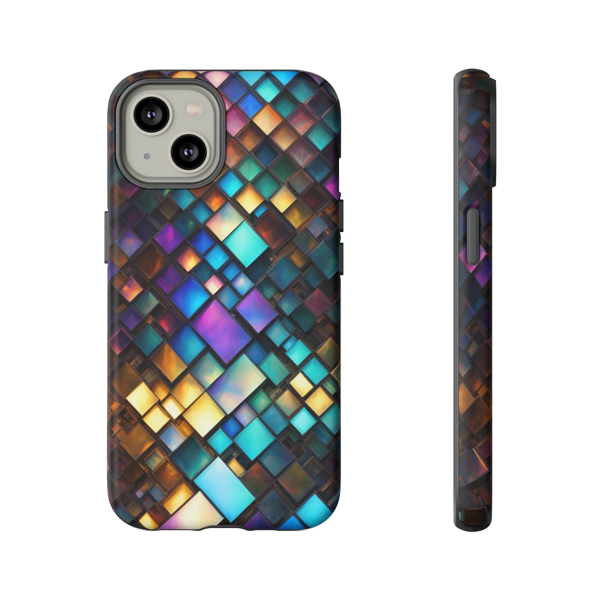 Colored Glass Tiles Tough Case - Colorwink