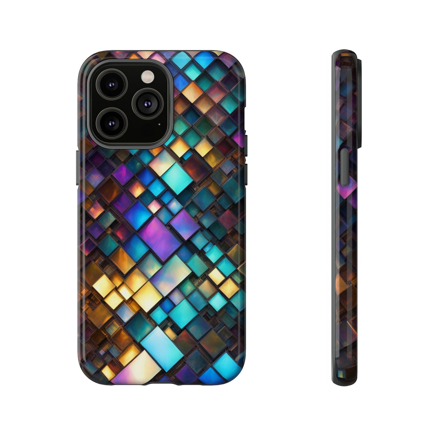 Colored Glass Tiles Tough Case - Colorwink