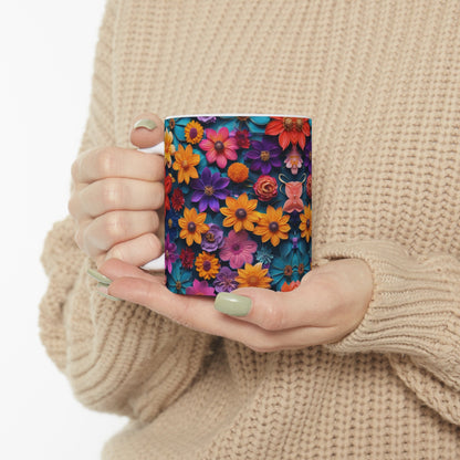 Colorful Flower Coffee Mug - Colorwink