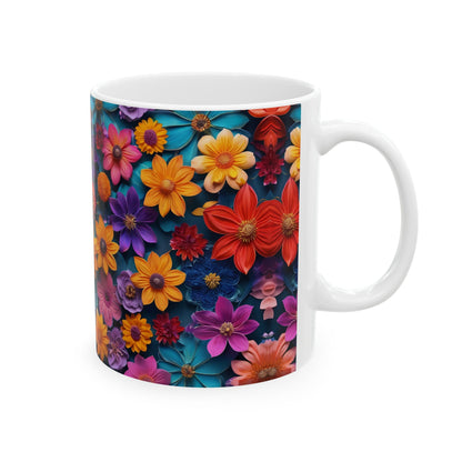 Colorful Flower Coffee Mug - Colorwink