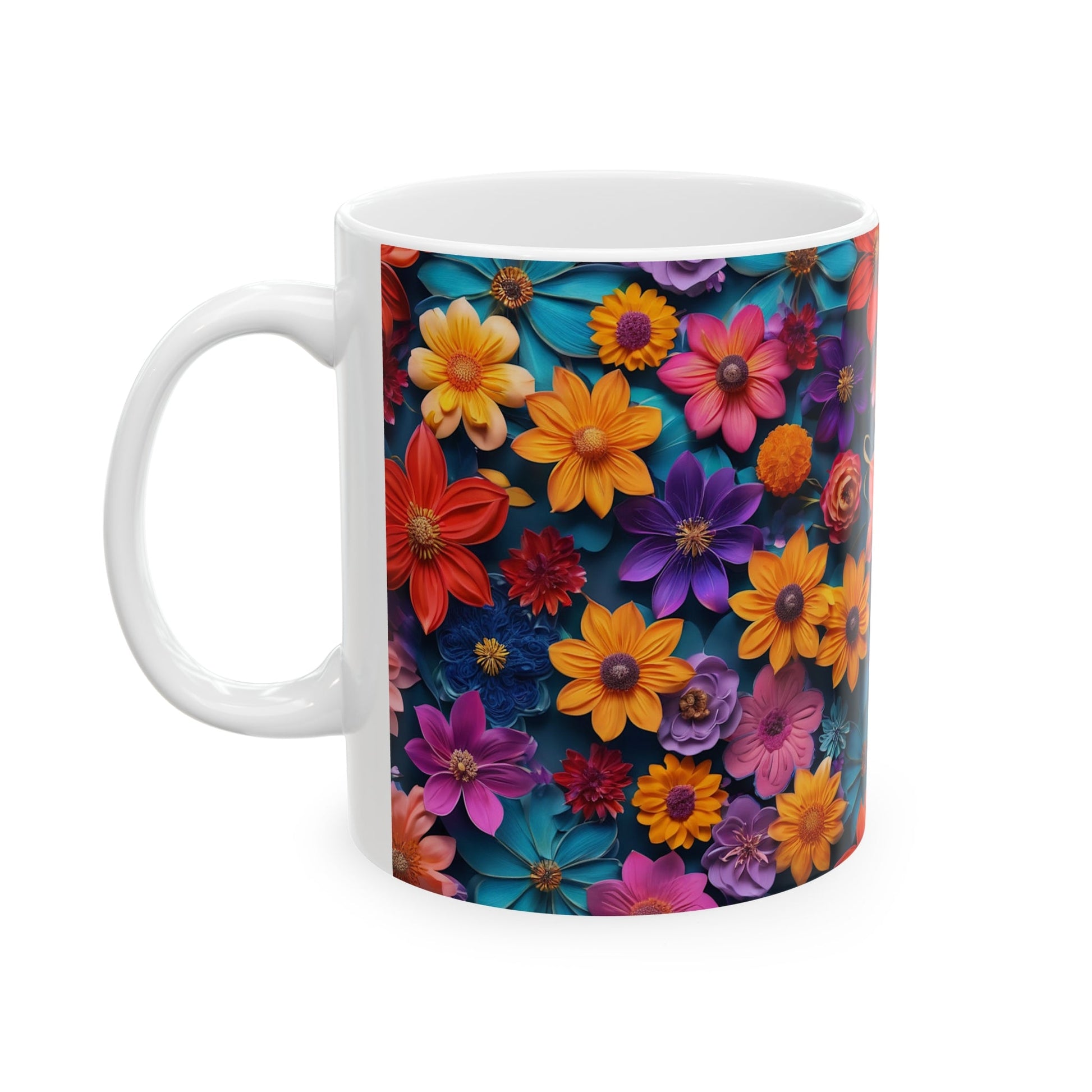 Colorful Flower Coffee Mug - Colorwink