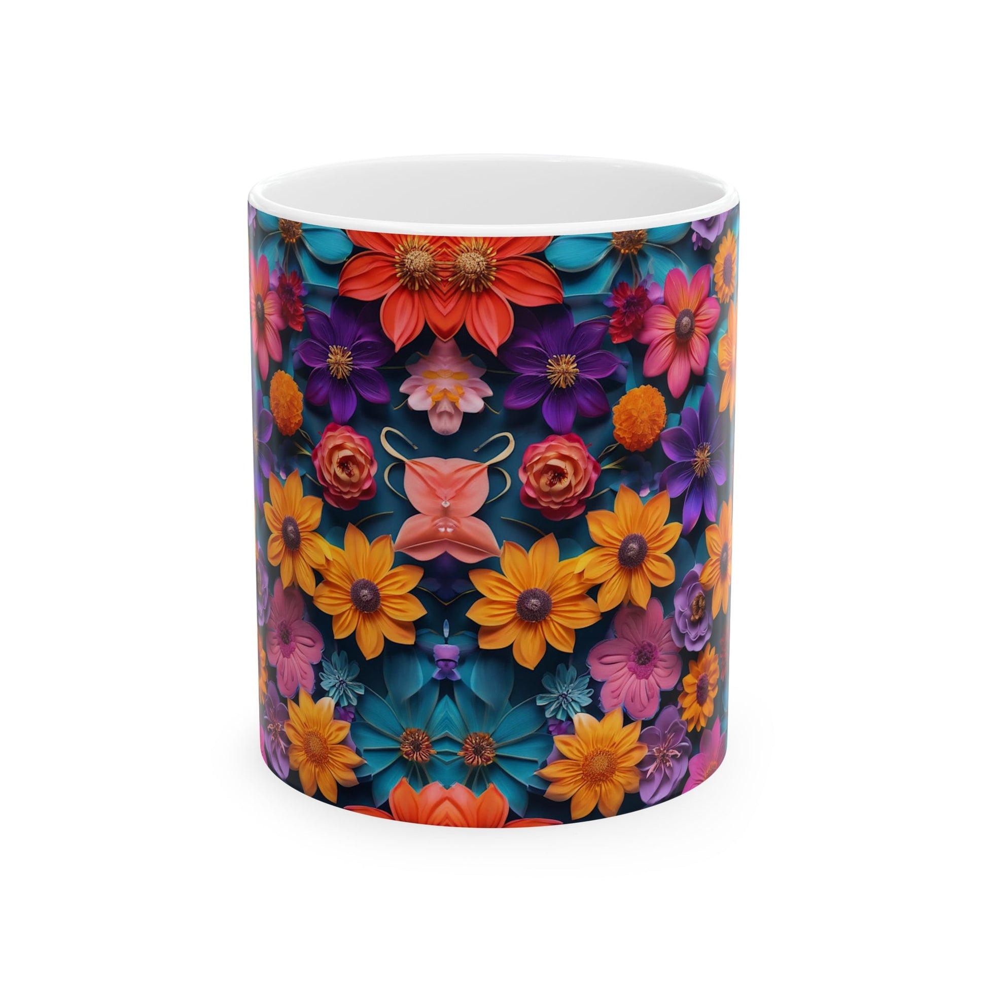 Colorful Flower Coffee Mug - Colorwink