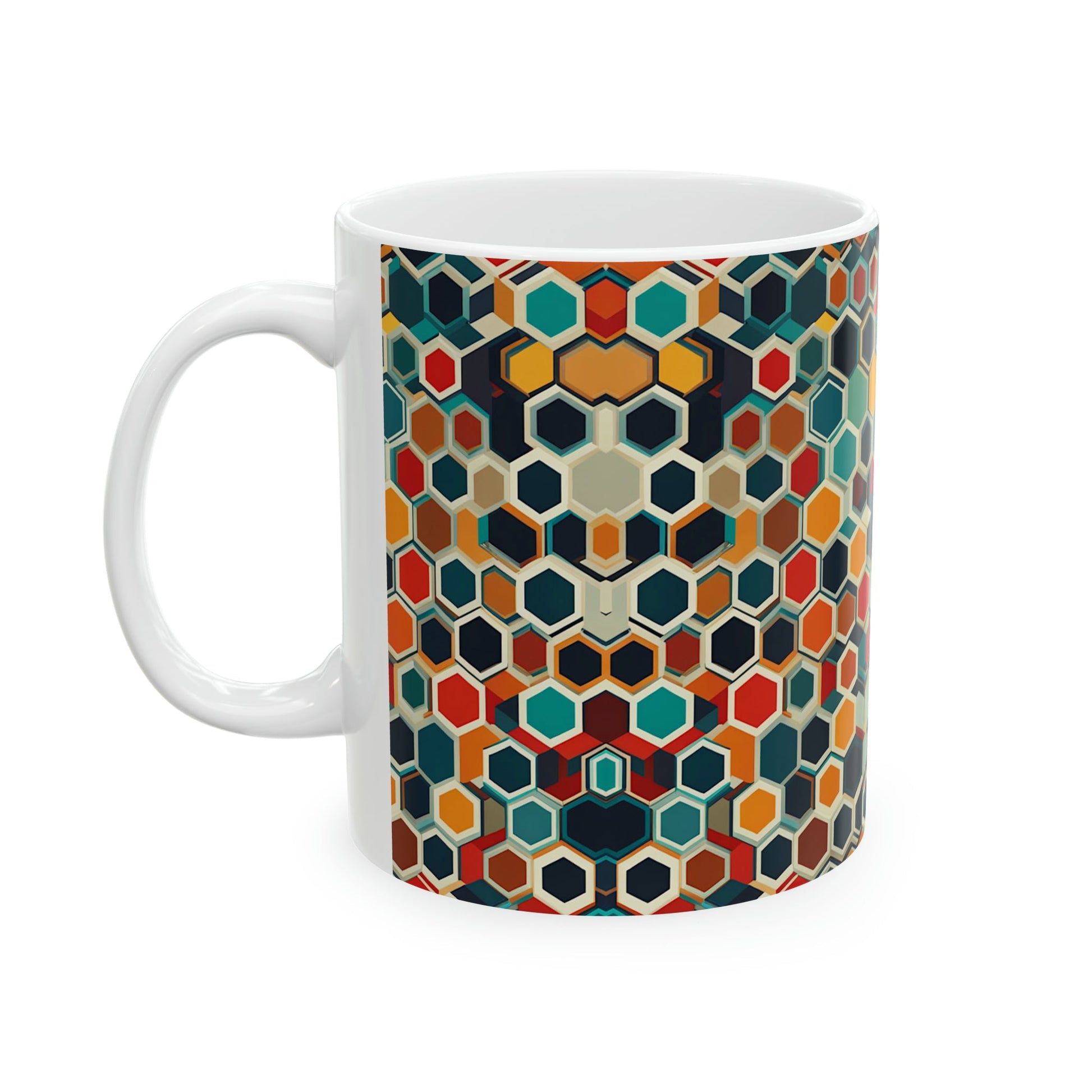 Colorful Honeycomb Coffee Mug - Colorwink