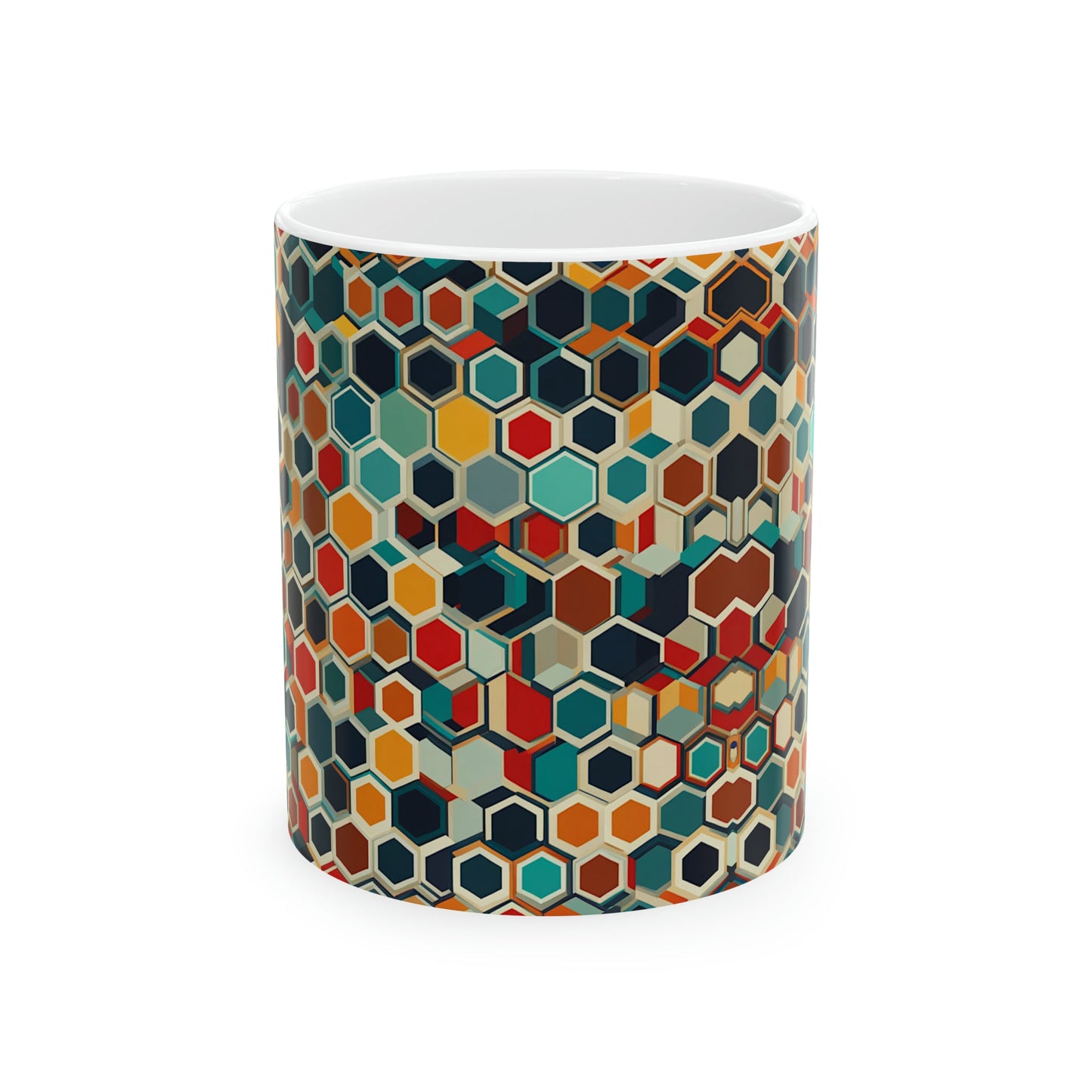 Colorful Honeycomb Coffee Mug - Colorwink