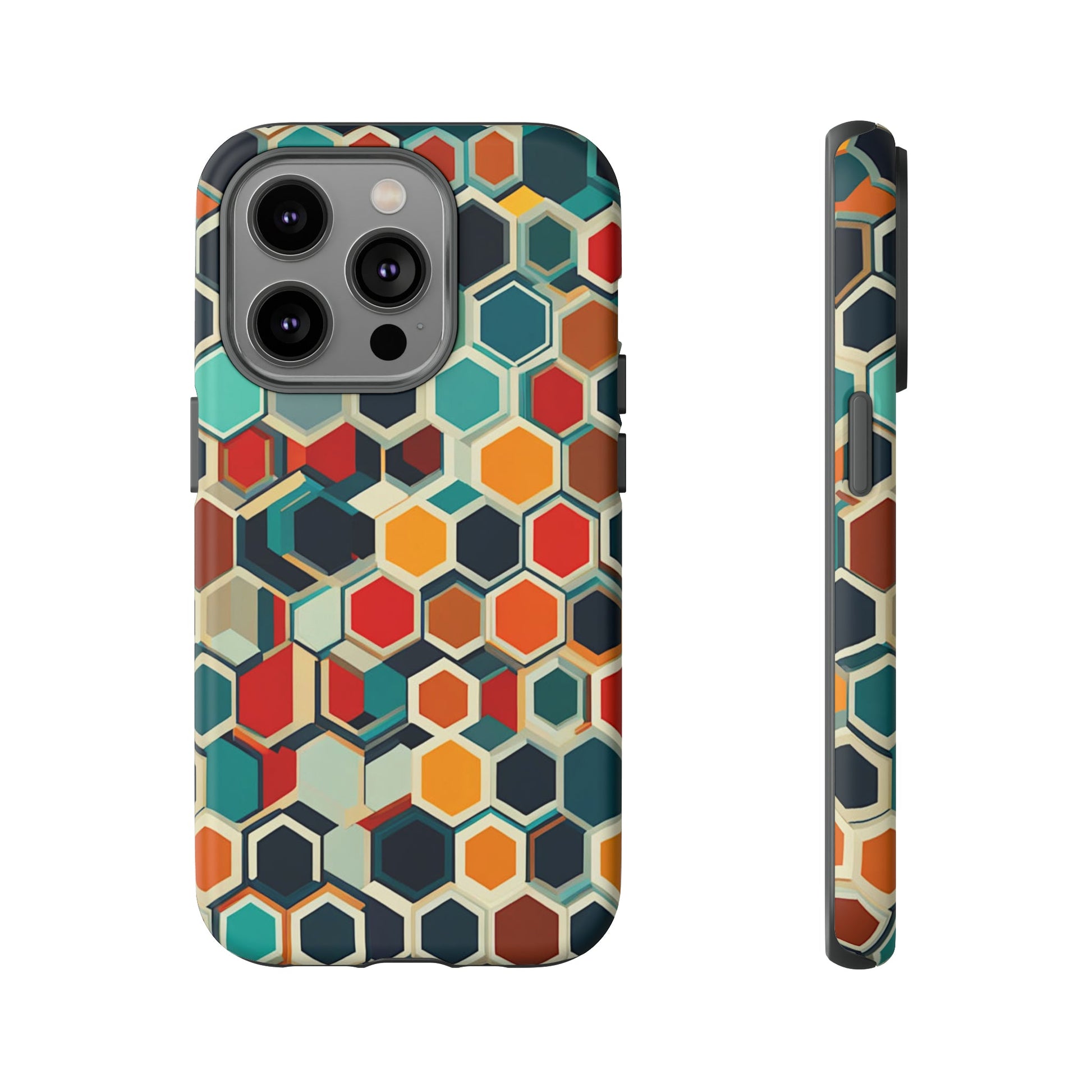 Colorful Honeycomb Tough Case - Colorwink