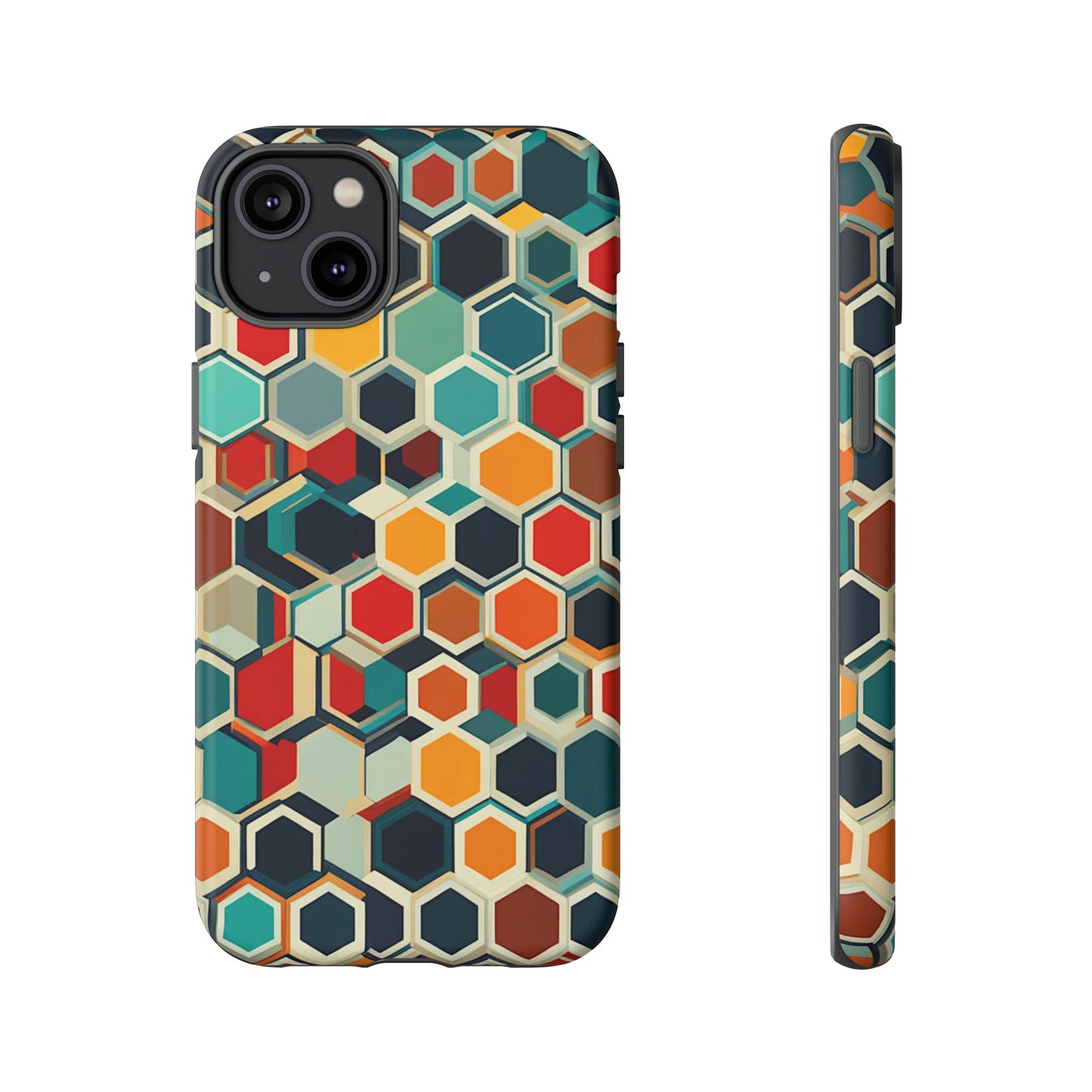 Colorful Honeycomb Tough Case - Colorwink