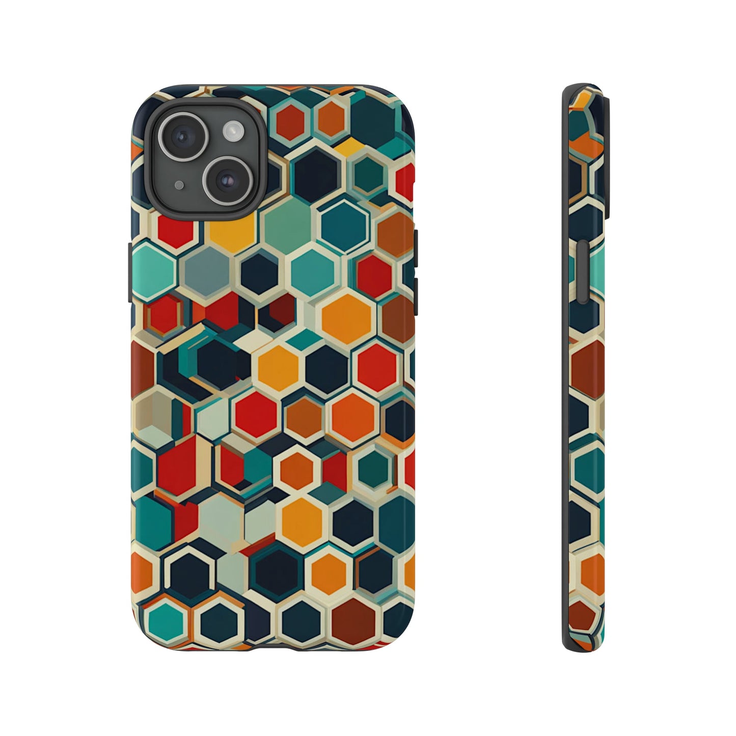 Colorful Honeycomb Tough Case - Colorwink