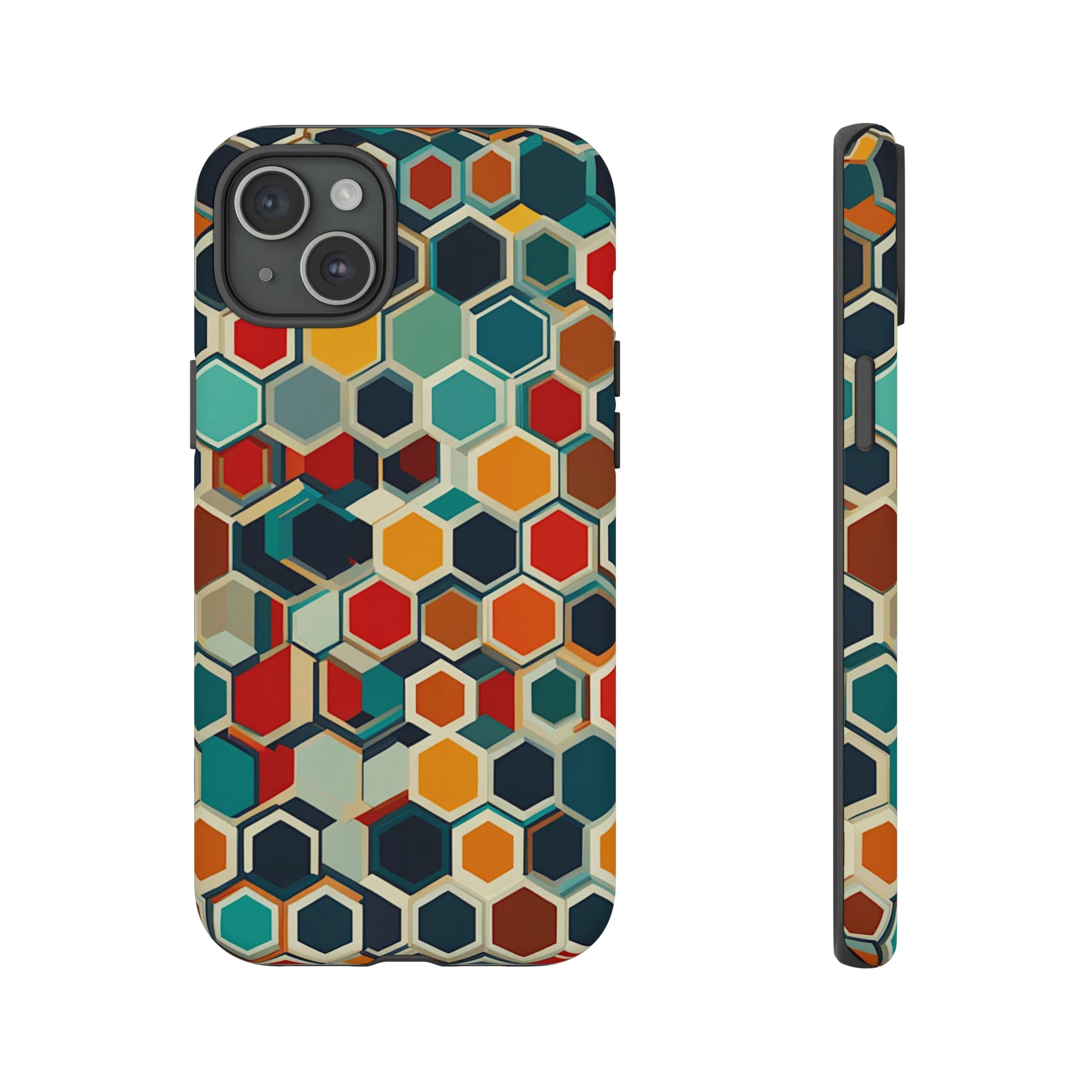 Colorful Honeycomb Tough Case - Colorwink