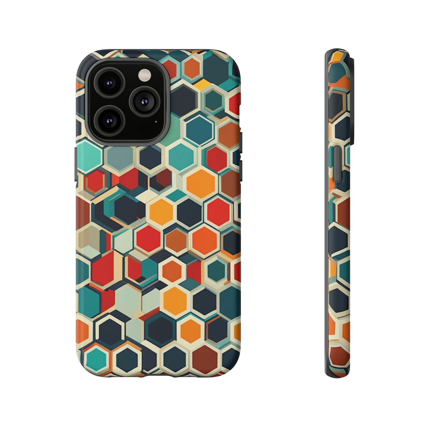 Colorful Honeycomb Tough Case - Colorwink