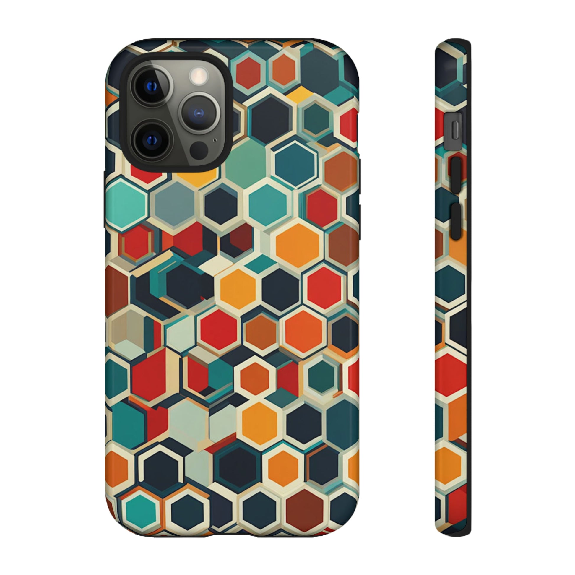 Colorful Honeycomb Tough Case - Colorwink