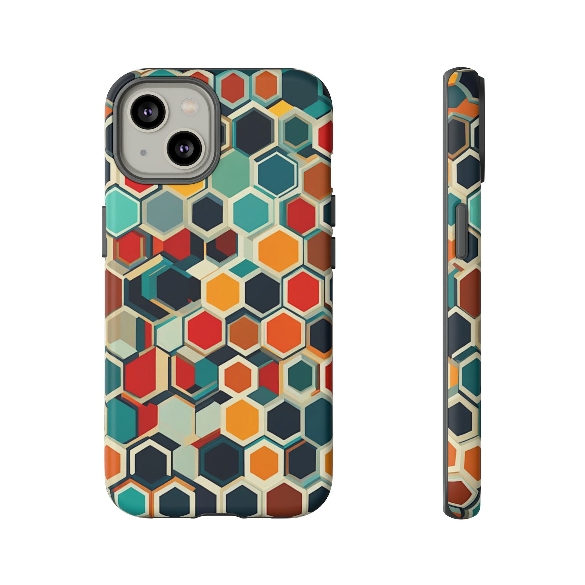 Colorful Honeycomb Tough Case - Colorwink