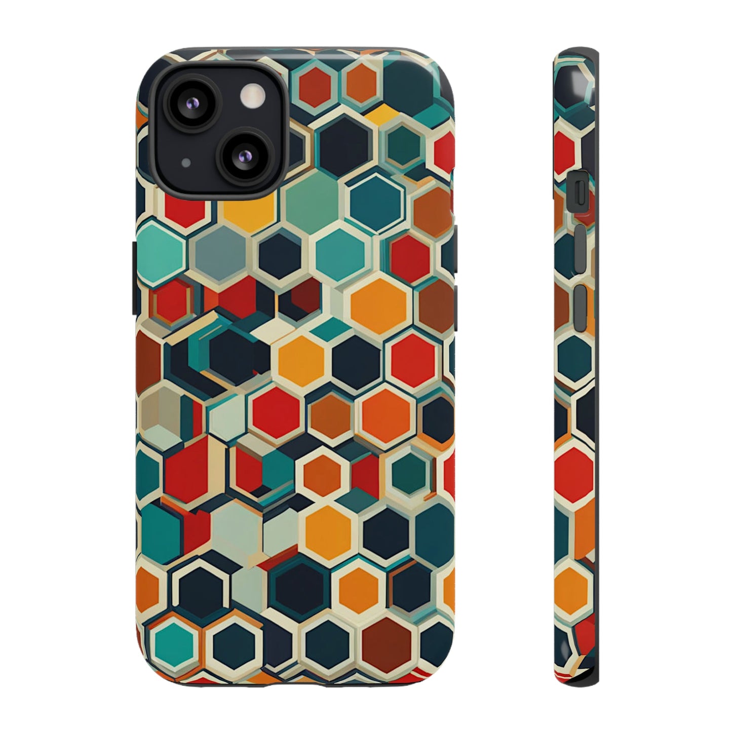 Colorful Honeycomb Tough Case - Colorwink