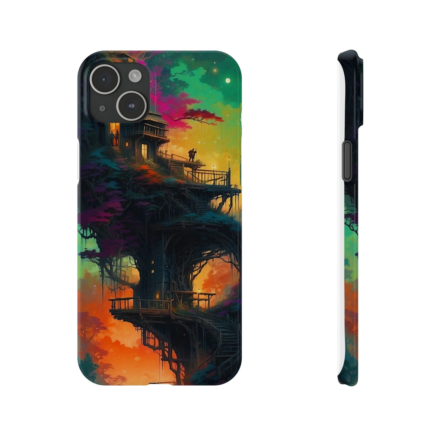 Colorful Night Slim Phone Case - Colorwink